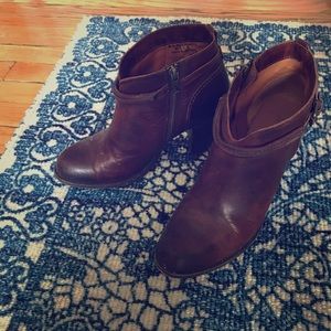 Authentic Frye Brown Booties size 8.5